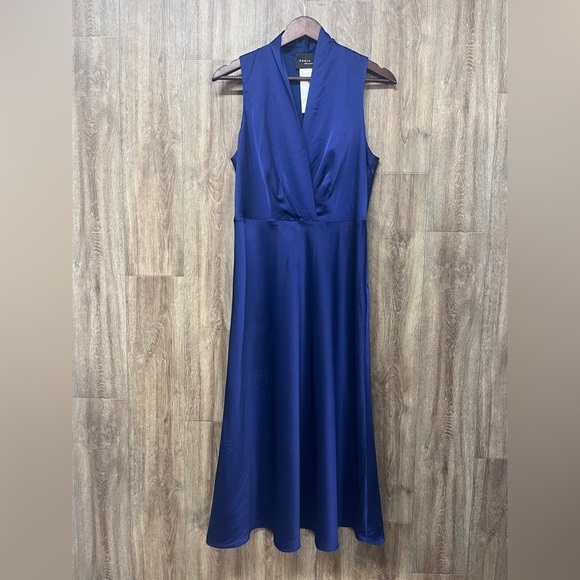 Akris Dresses & Skirts - AKRIS Blue Sleeveless Midi Dress